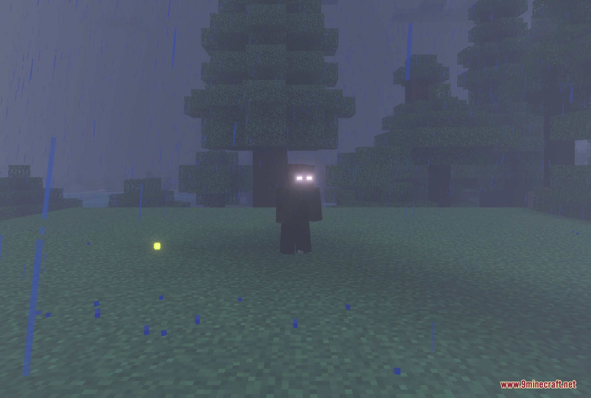 Rise and Survive Progressive Zombie Apocalypse Addon Screenshot 2 The Corpse, a new undead mob, watching from the dark