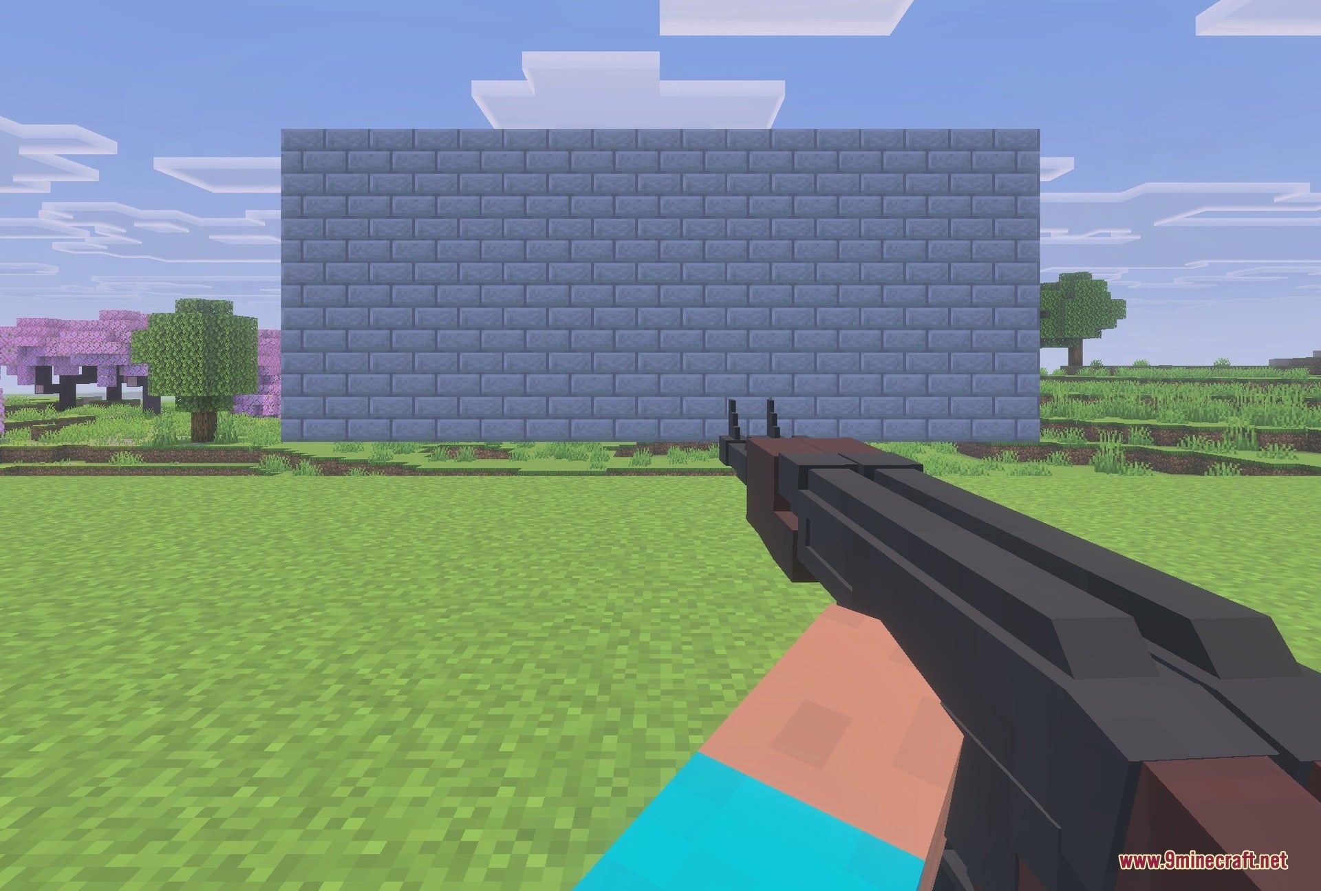 Simple Guns by Four Addon Screenshot 3 Holding the AK47 in first person