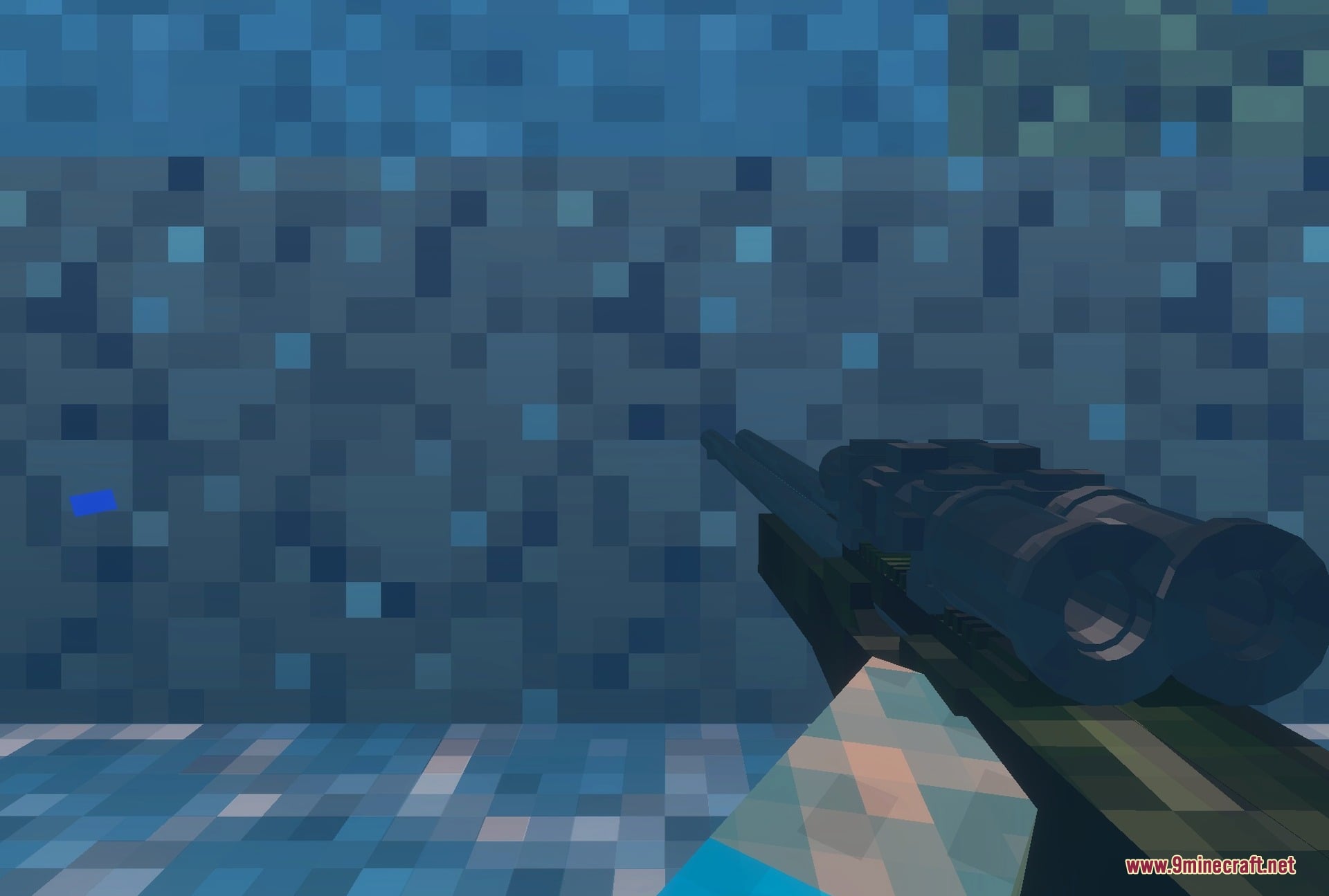 Simple Guns by Four Addon Screenshot 4 Aiming the AWM sniper rifle with its scope