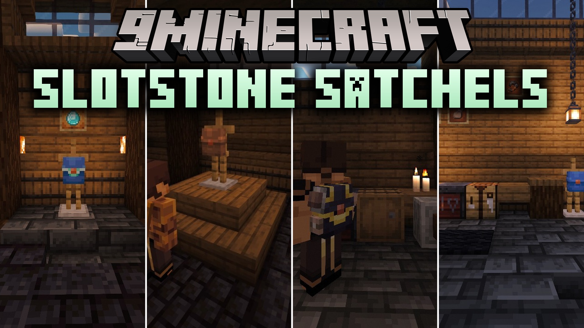 Slotstone Satchels Mod (1.21.1, 1.20.1) – Carry Your Entire Survival Toolkit