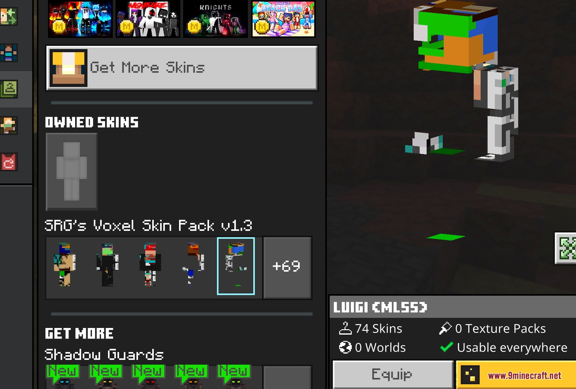 LUIGI (MLSS) previewed on the character