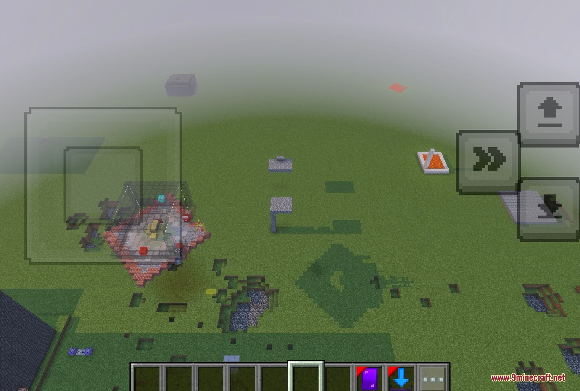 Starter House Survival Map Screenshot 1 The starter house seen from the air