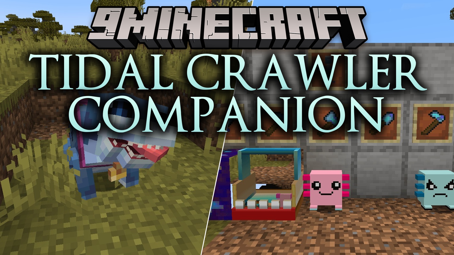 Tidal Crawler Companion Mod (1.20.1) – Raise and Train a Loyal Landshark