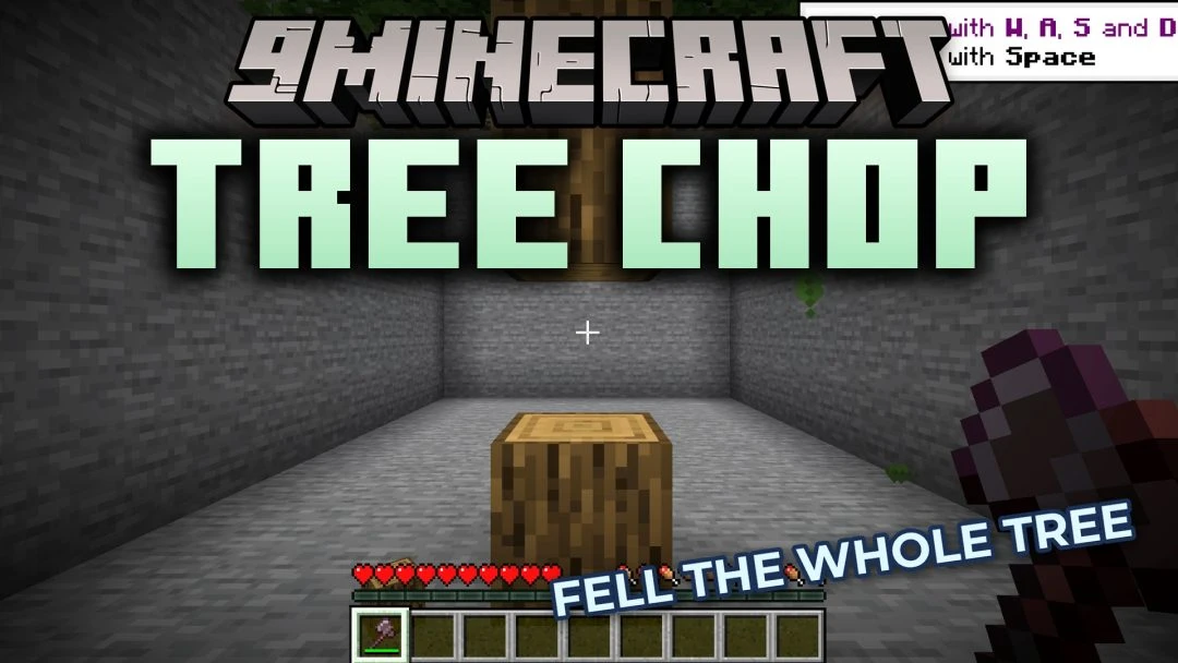 Tree Chop 9minecraft Mod