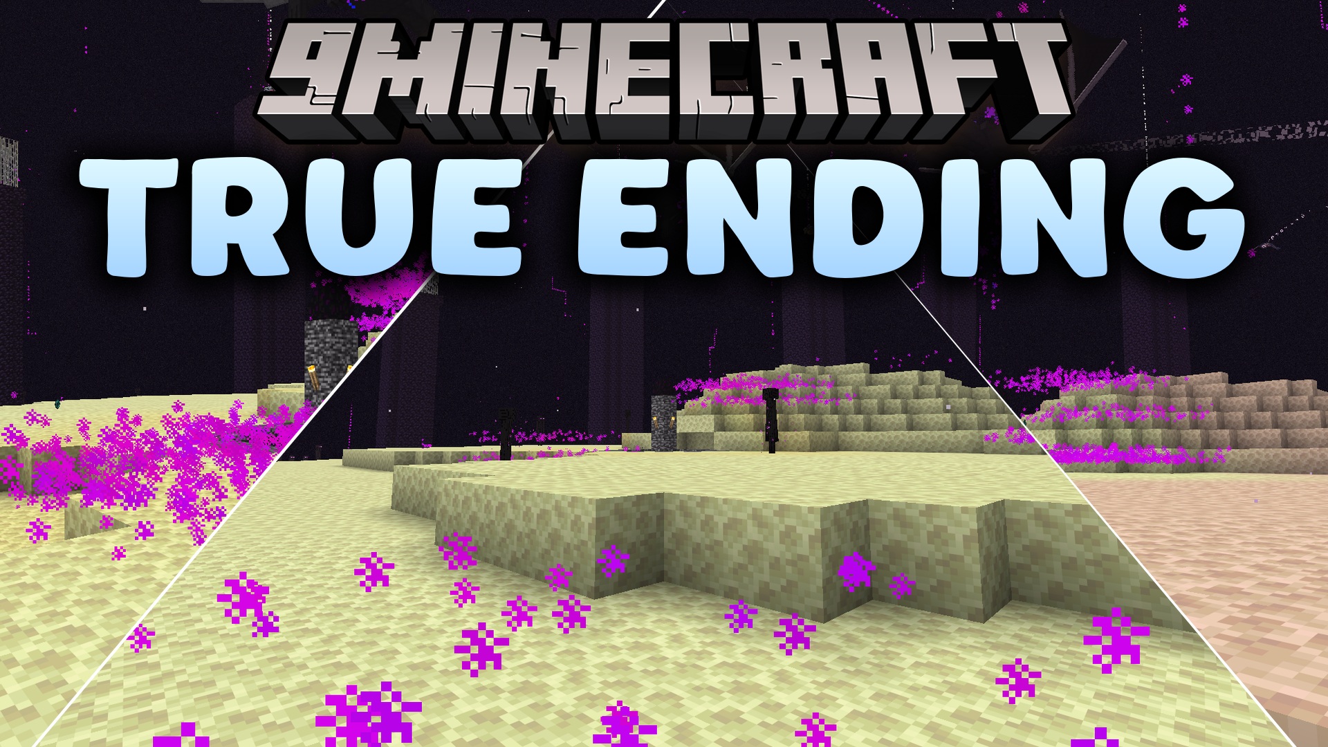 The True Ending 9minecraft Mod completely overhauls the Ender Dragon fight with new attacks and phases and adds a proper cinematic, story-driven ending to the game