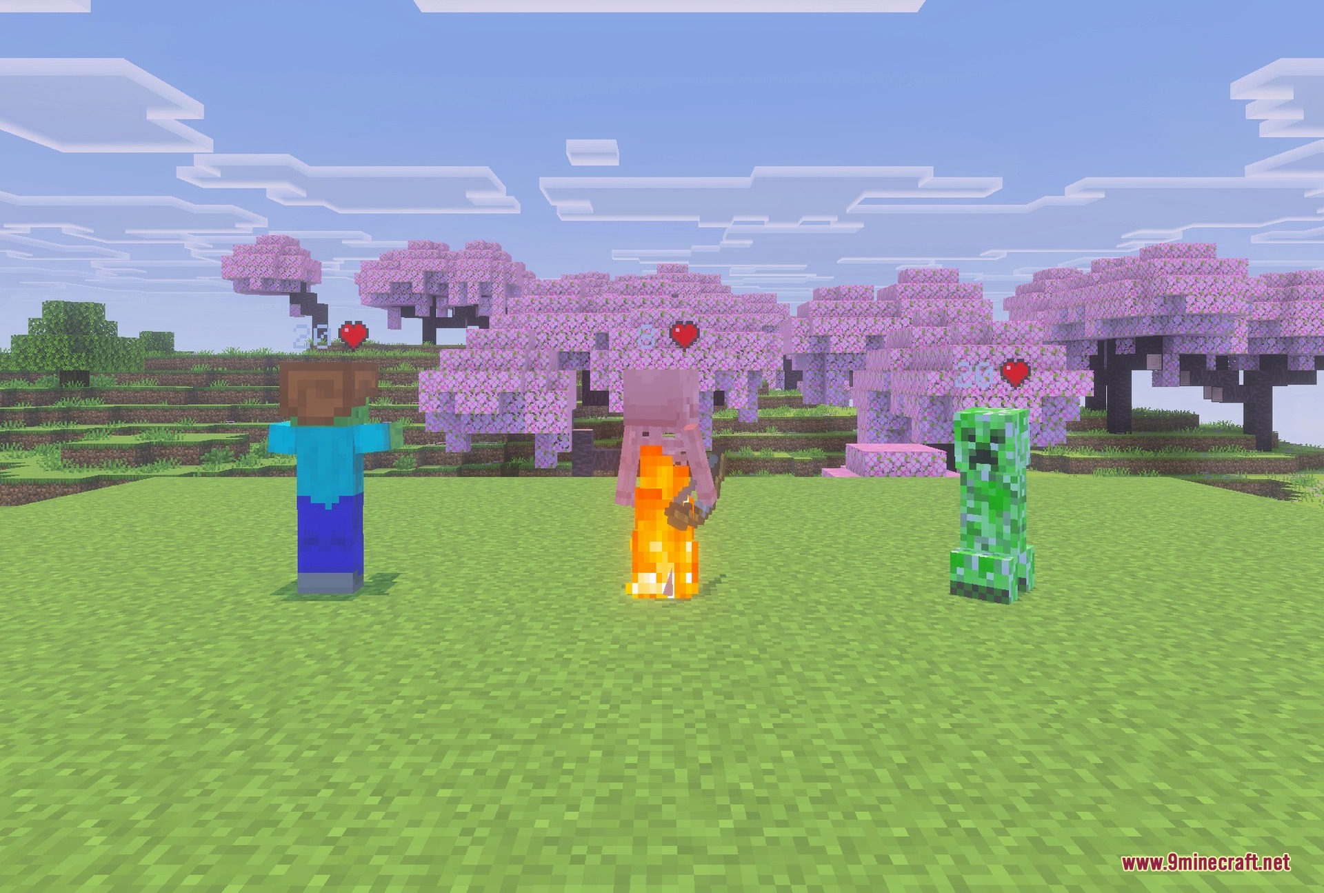 Diamond armour with the pack applied