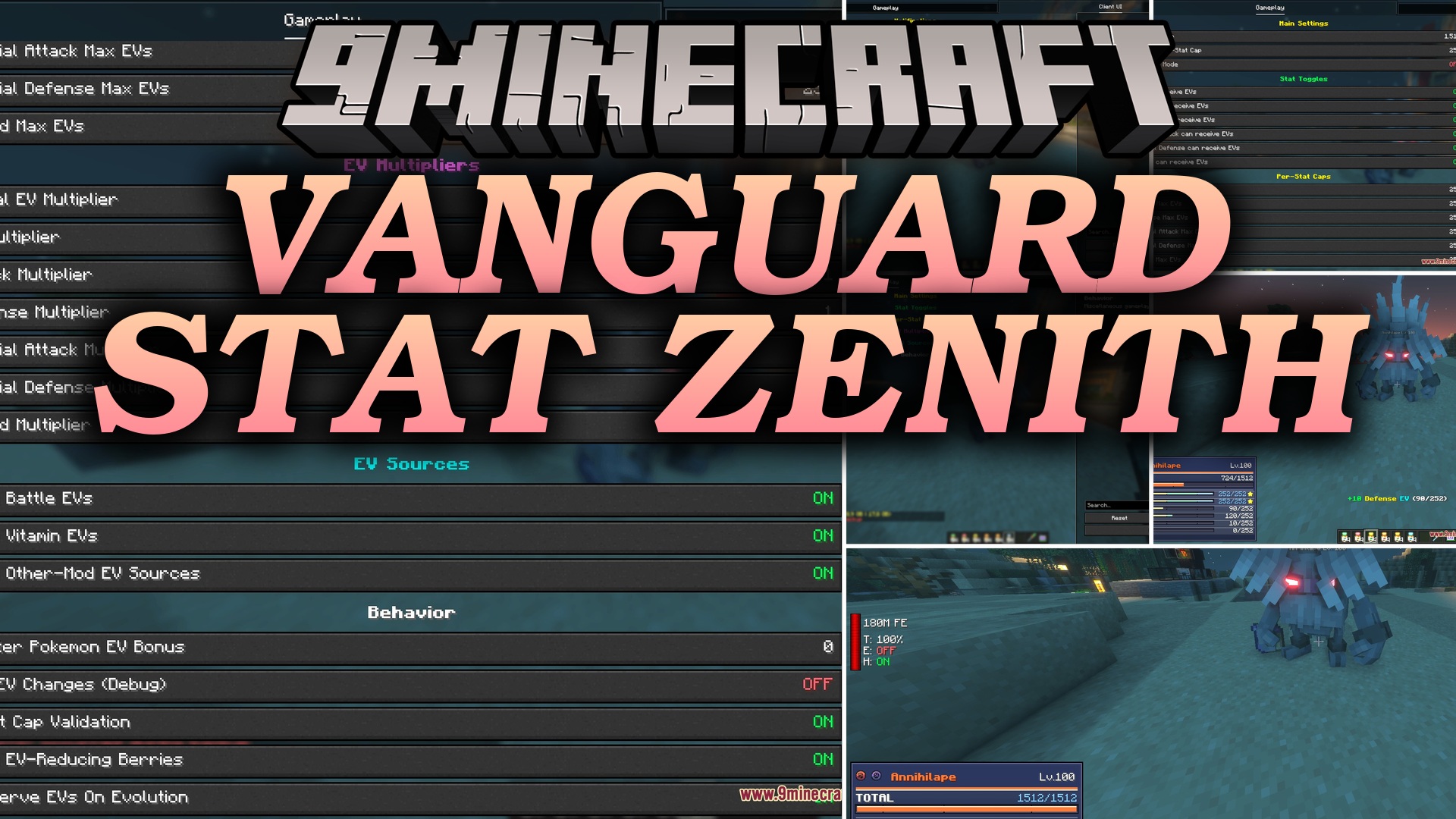 Vanguard Stat Zenith Mod (1.21.1, 1.20.1) – Max Out Every Cobblemon Stat