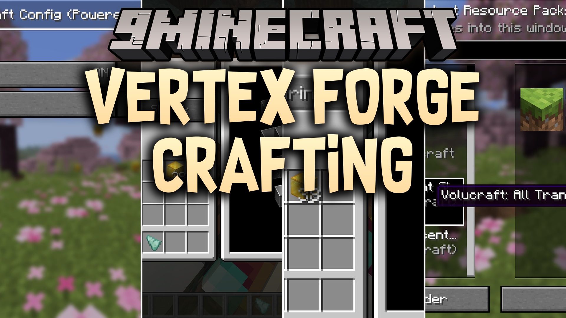 Vertex Forge Crafting Mod (26.1.2) – Craft Rare Items in a 3D Volumetric Grid
