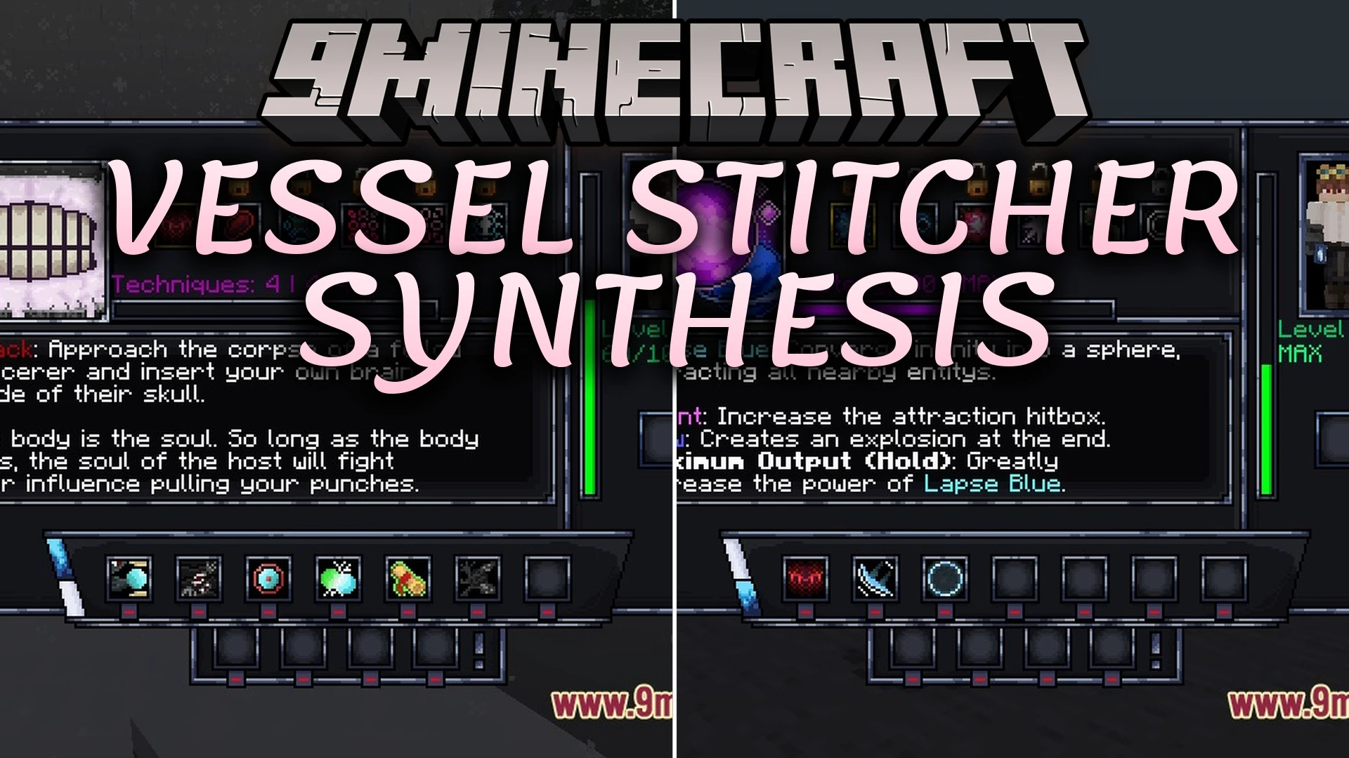 Vessel Stitcher Synthesis Mod (1.20.1) – Hijack Defeated Sorcerers