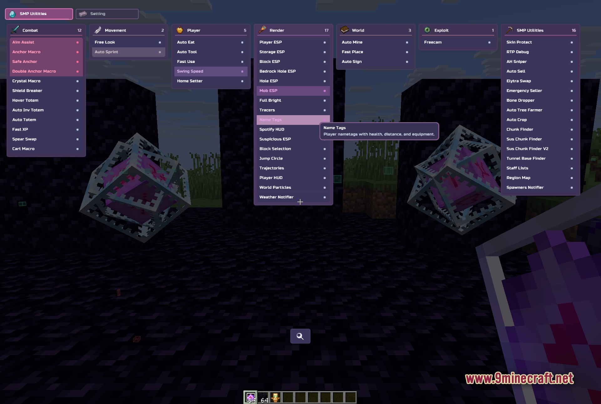 Vie Client Mod (1.21.11) – Automate Survival Tasks and Dominate PvP — screenshot 4