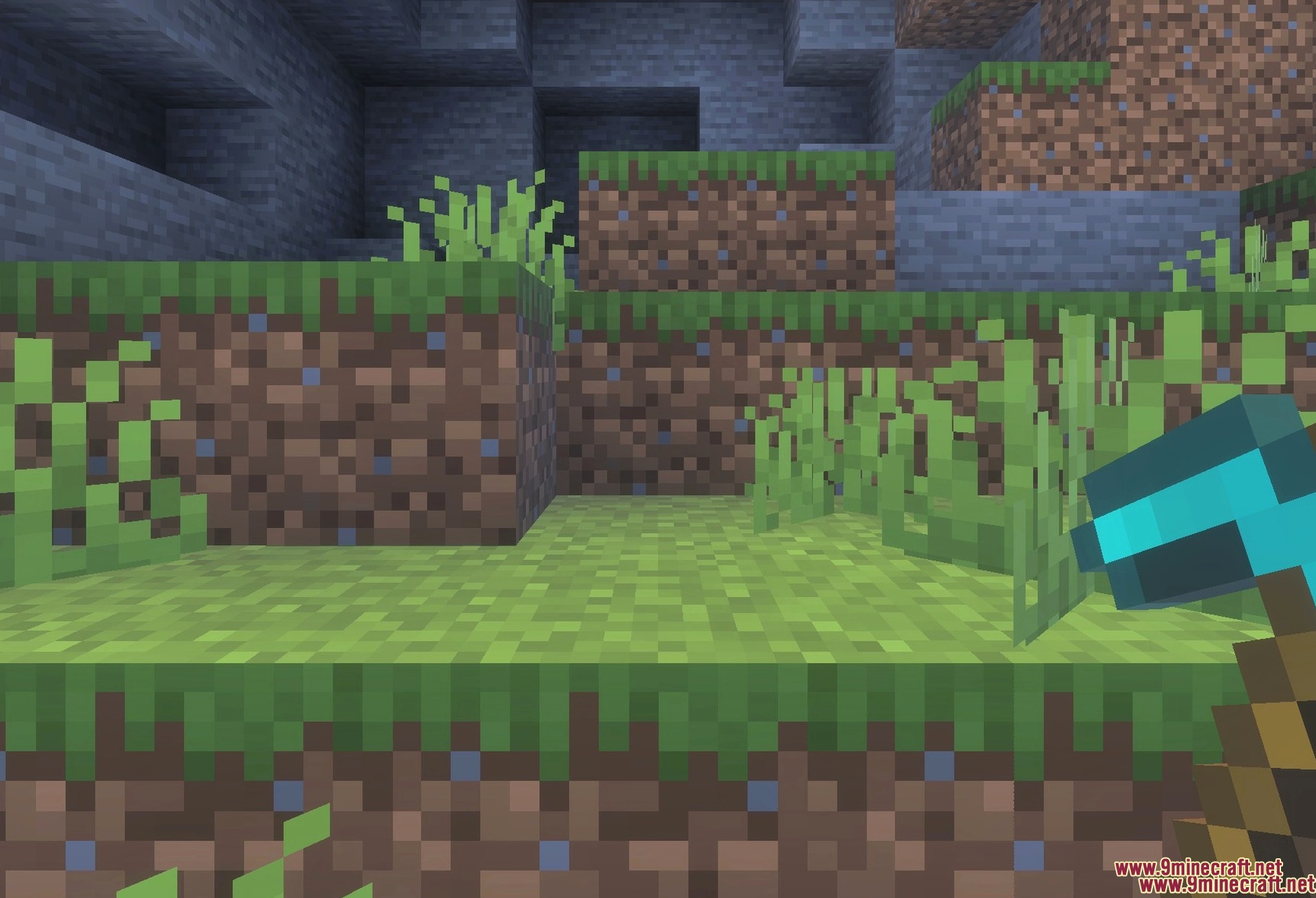View Model A&S by Justpals Texture Pack Screenshot 4 A torch lighting the way ahead