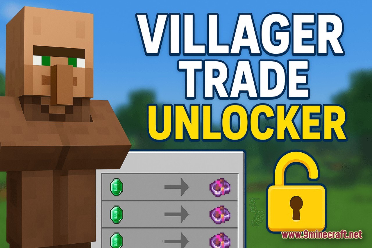 Villagers Trade Unlocker Texture Pack (26.x) – Instant Max Tier Trades — screenshot 1