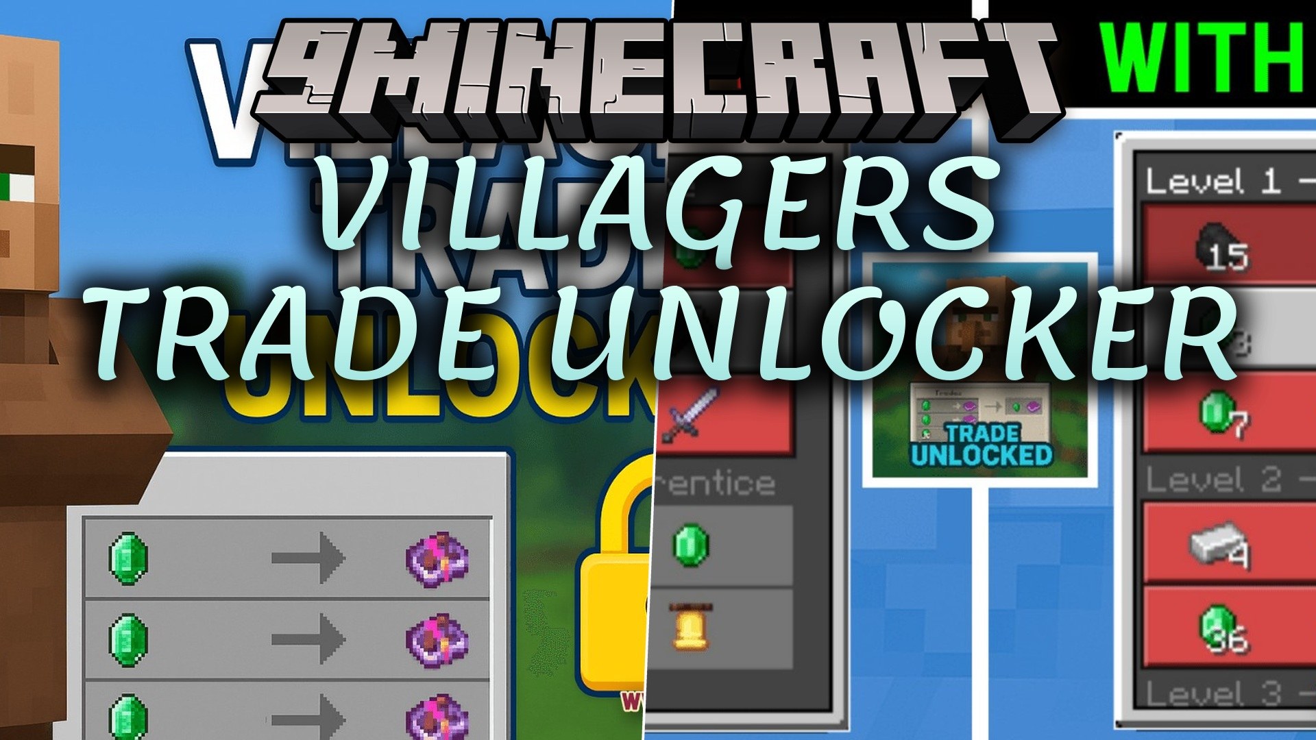 Villagers Trade Unlocker Texture Pack (26.x) – Instant Max Tier Trades