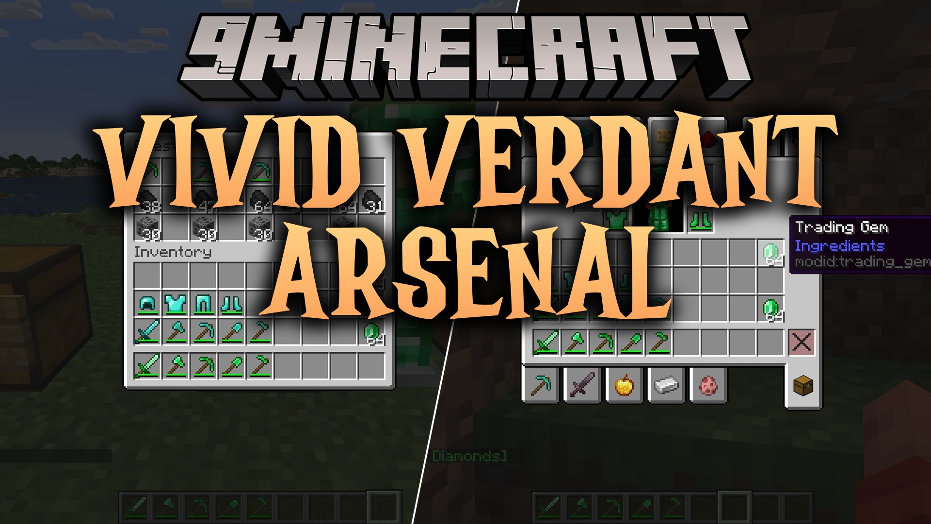 Vivid Verdant Arsenal Mod (26.2, 1.20.1) – Forge Powerful Emerald Gear