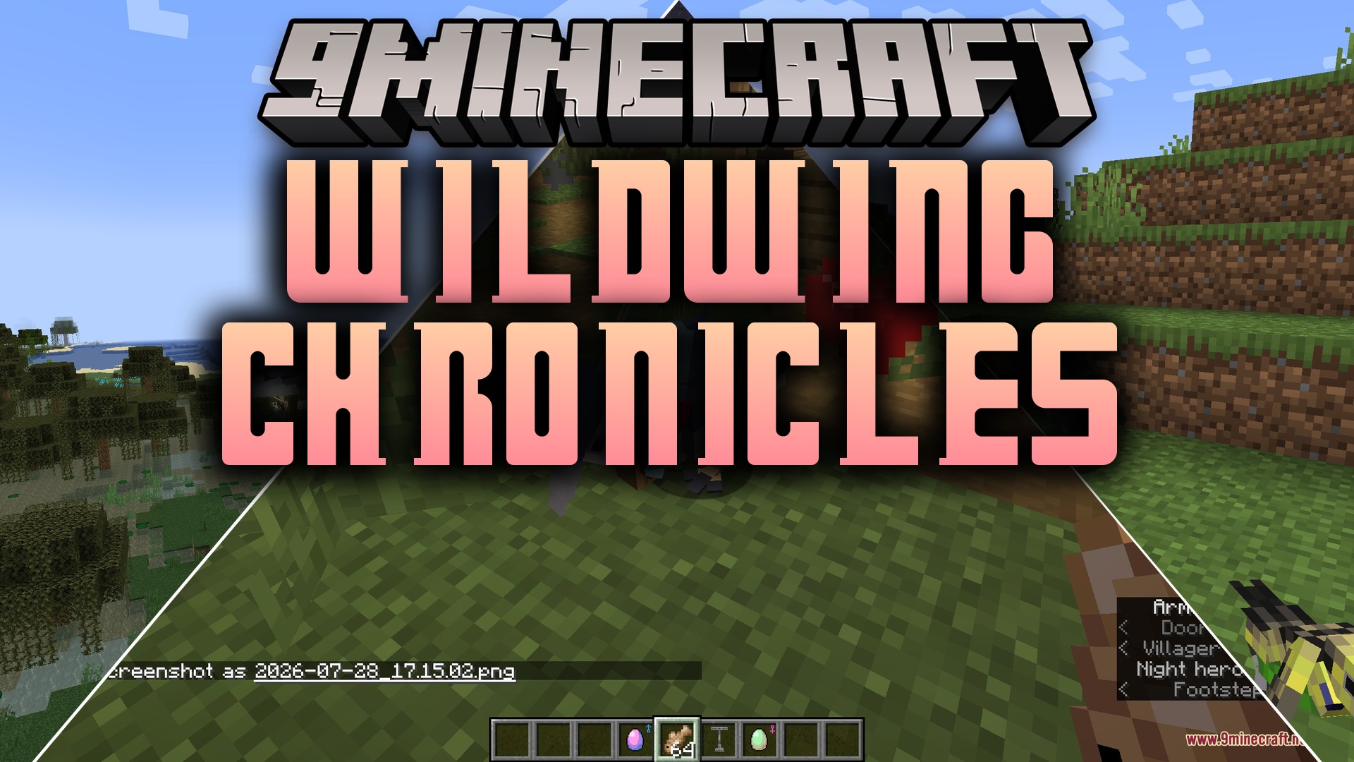 Wildwing Chronicles Mod (1.21.1) – Tame Wild Birds and Build Nests for Your Base