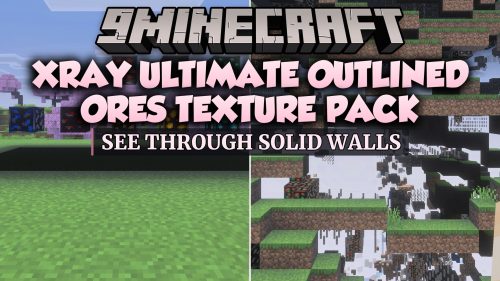 XRay Ultimate Outlined Ores Texture Pack (MCPE) Thumbnail