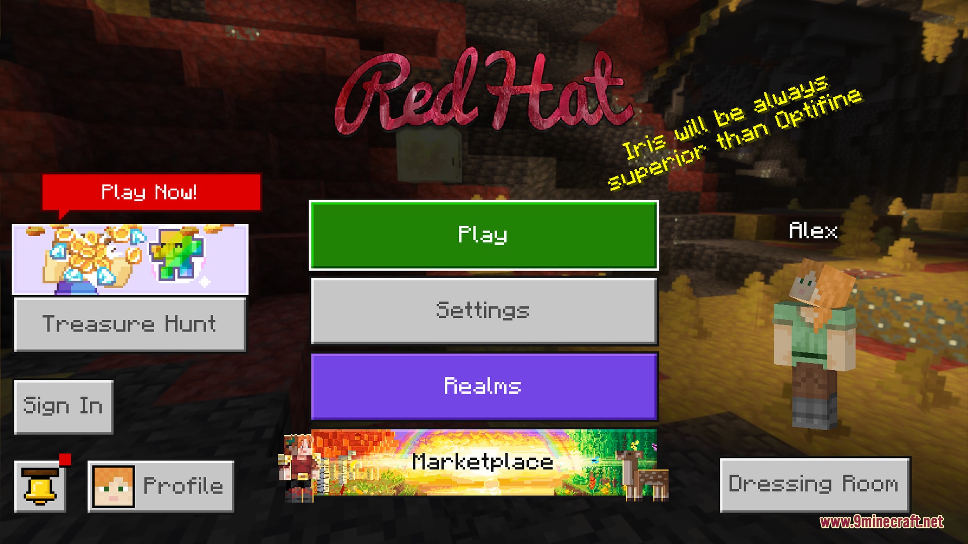 RedHat Shader (1.19) – Compatible with Render Dragon — screenshot 1