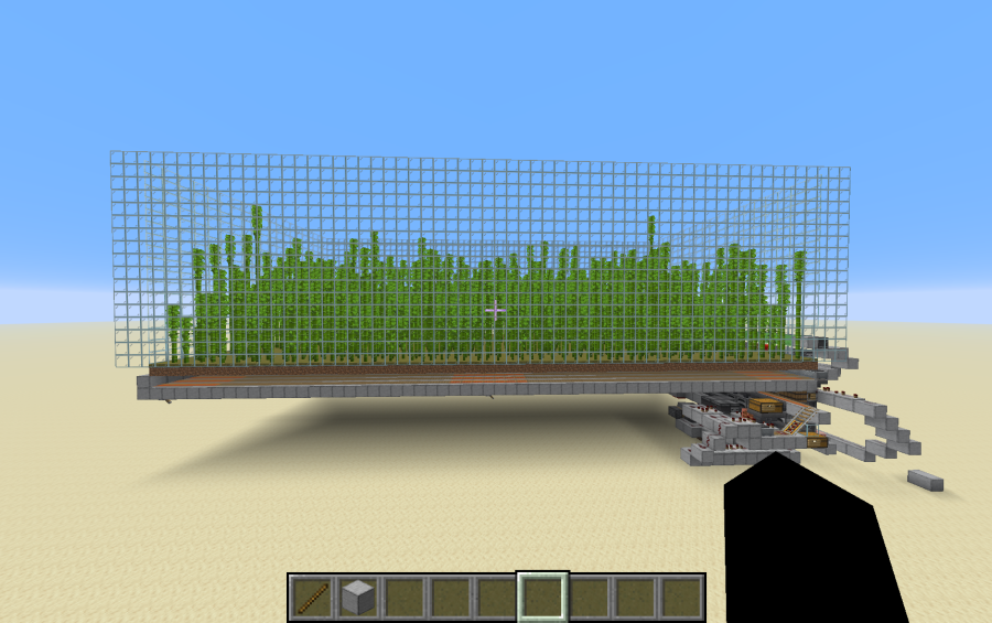Overview of the Twenty Furnace Bamboo Supersmelter with a large glass farm