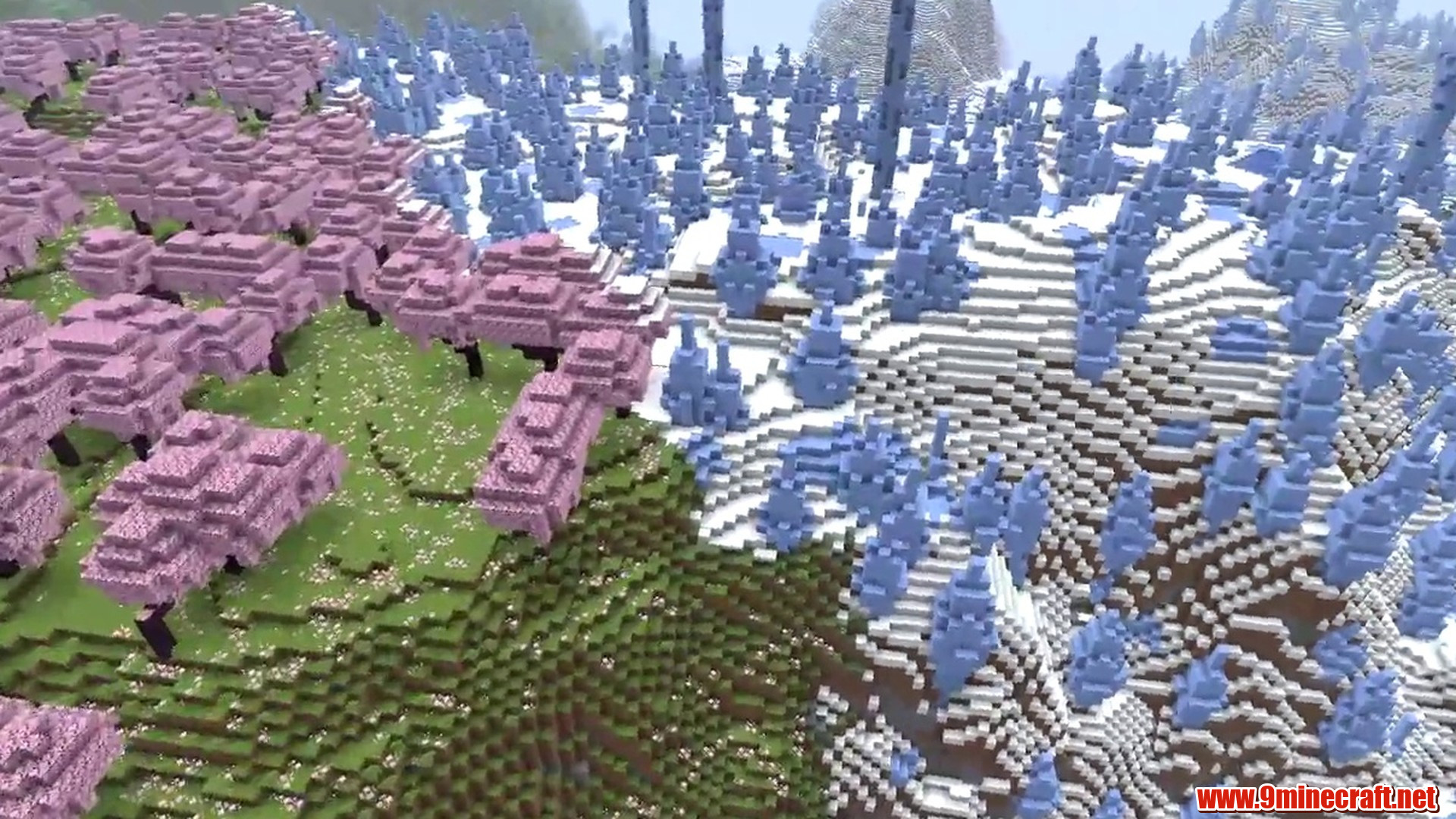 Beautiful Farlands Landscape - Minecraft seed 888881457814356973