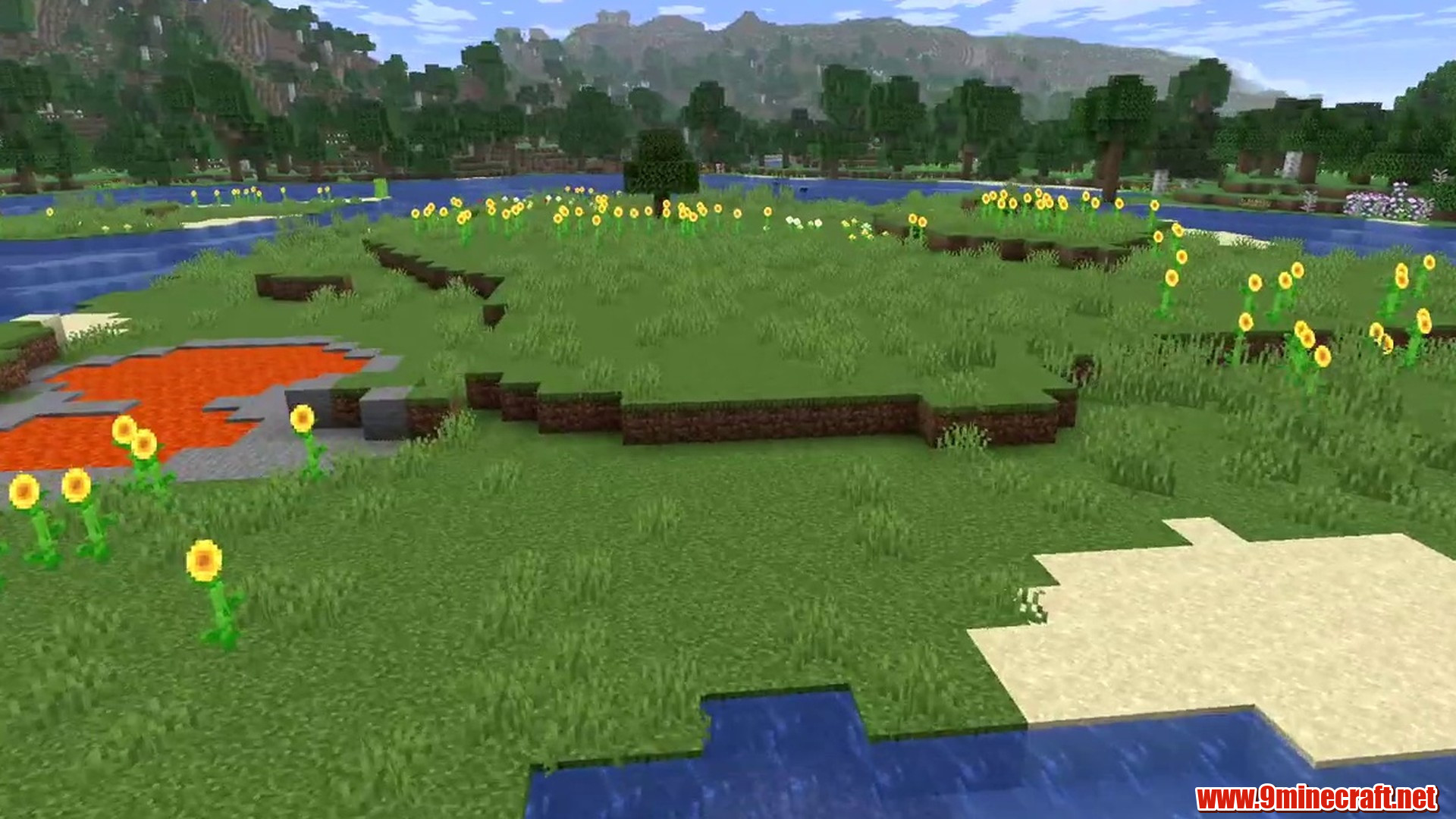 Chill Flower Forest River Island - Minecraft seed 4872258363489436374