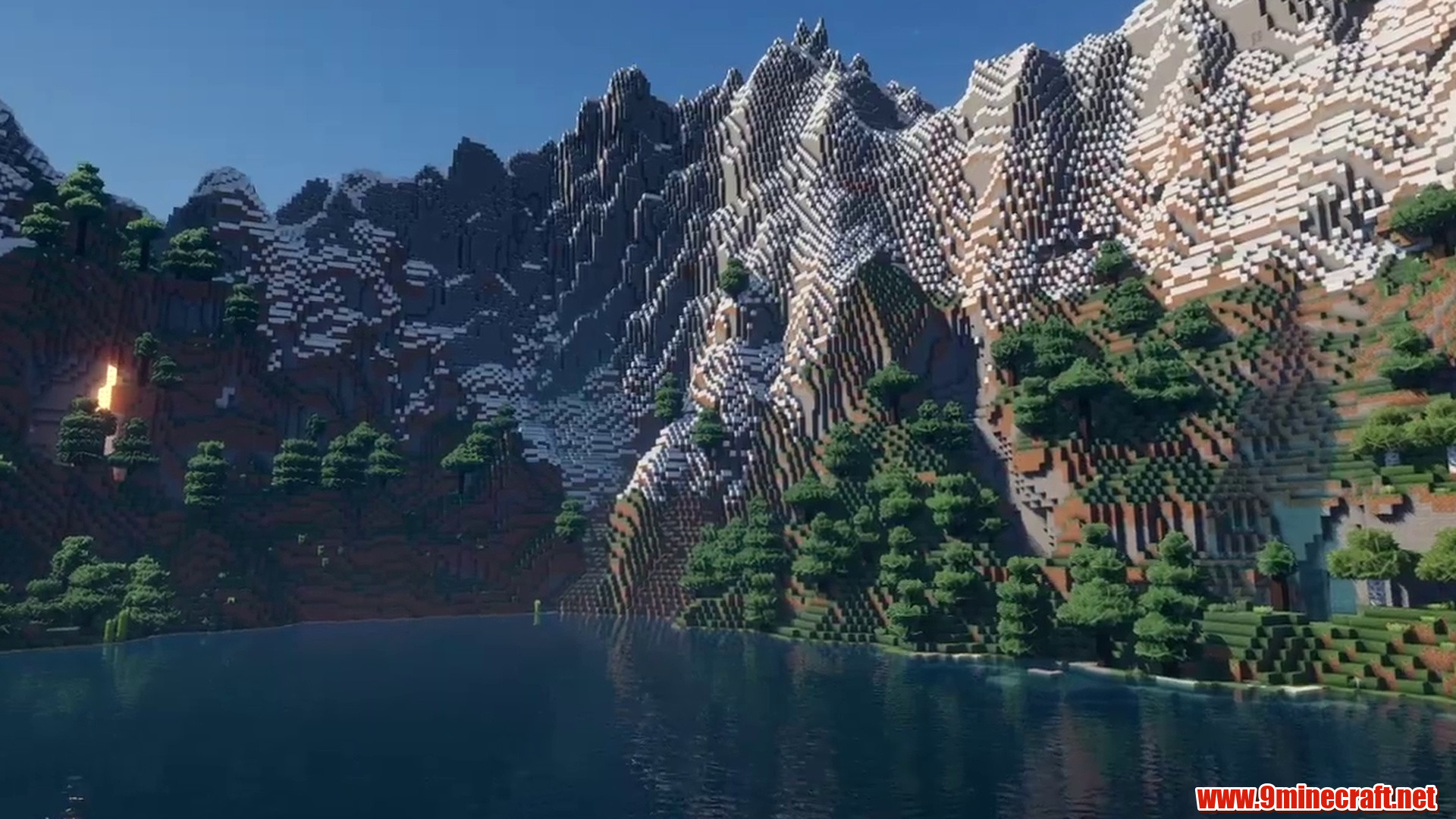 Huge Mountain Lake - Minecraft seed 100000163027257850