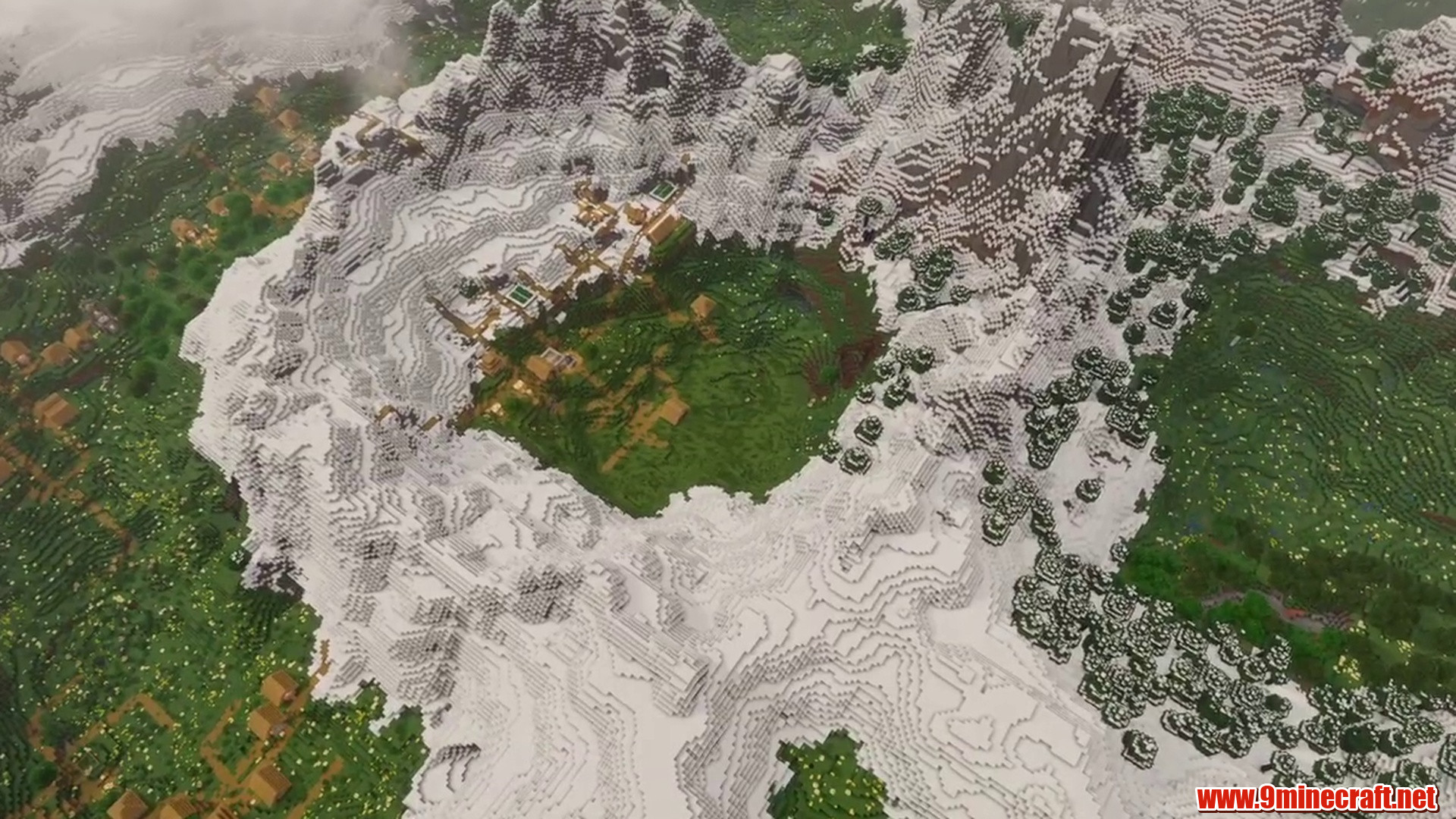 Best Mountain Village Seed - Minecraft seed -1407625683096375766
