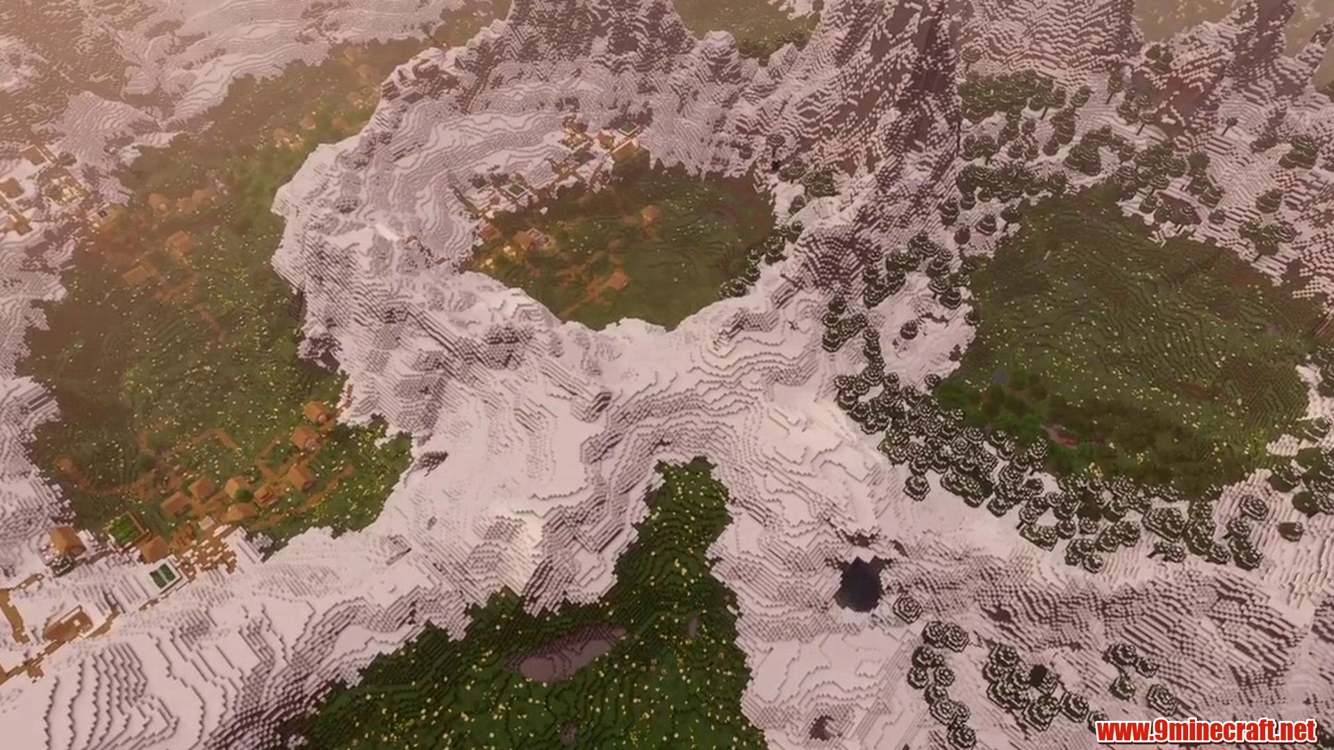 Best Mountain Village Seed - Minecraft seed -1407625683096375766