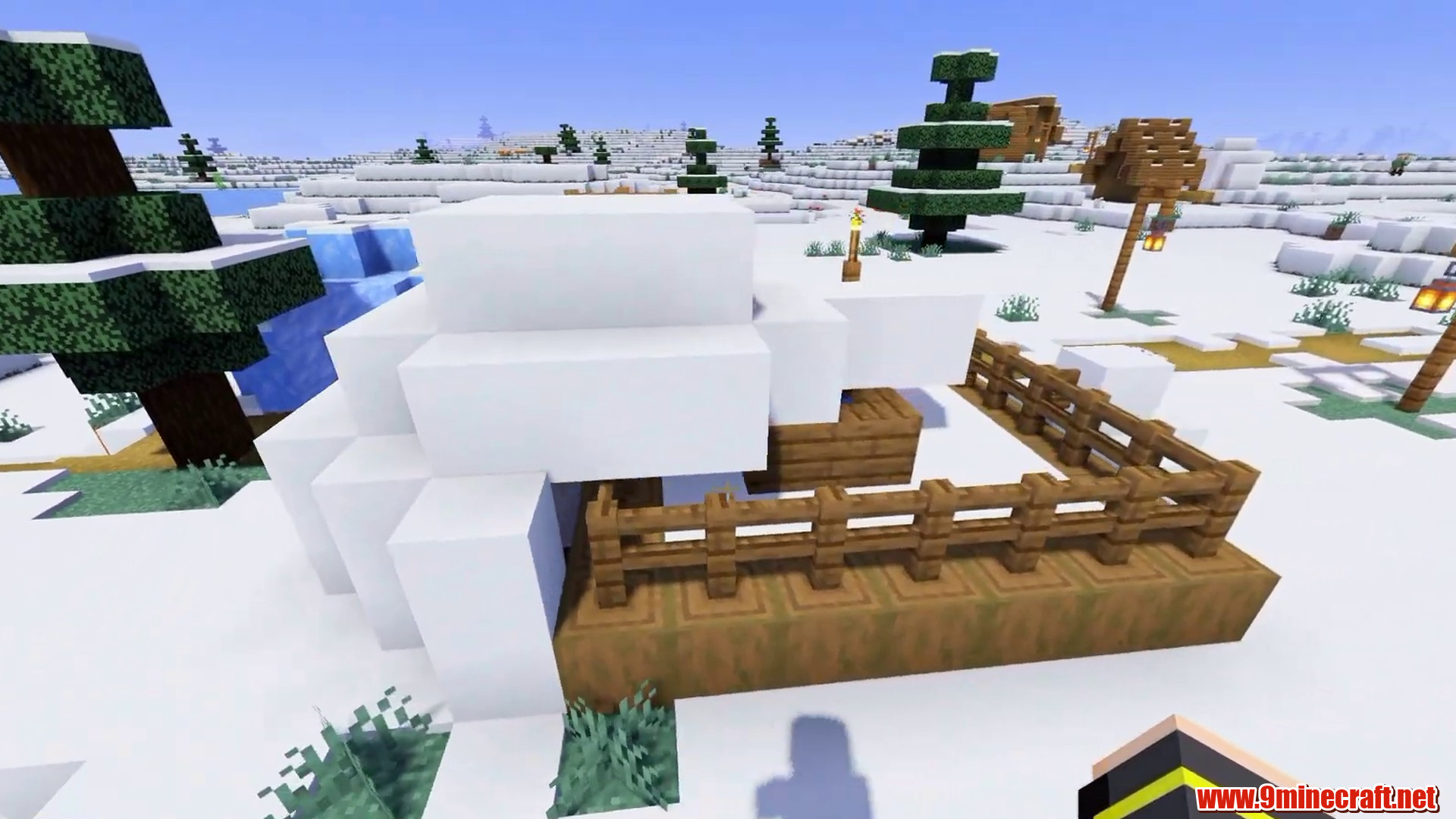 Snowy Village - Minecraft seed 208405815