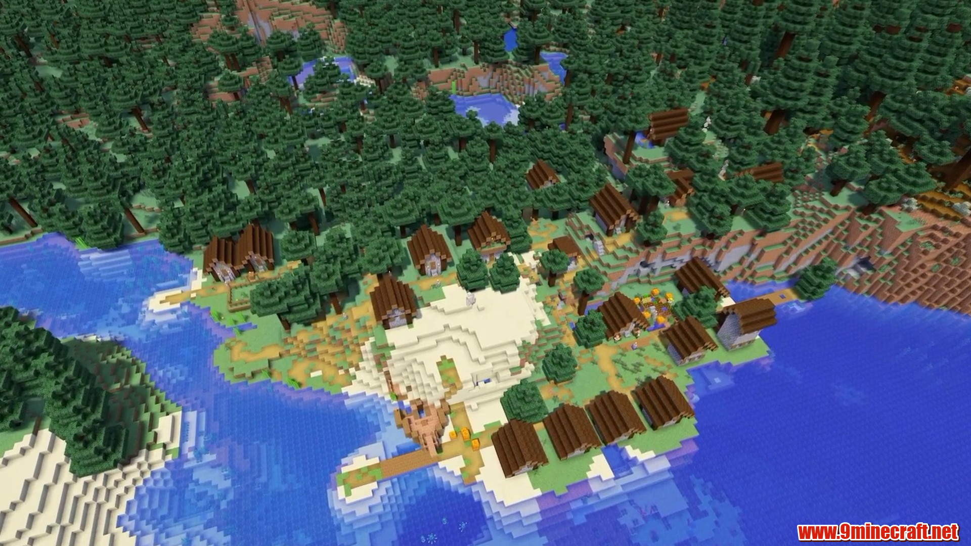 Taiga Village - Minecraft seed 2871044762449748593