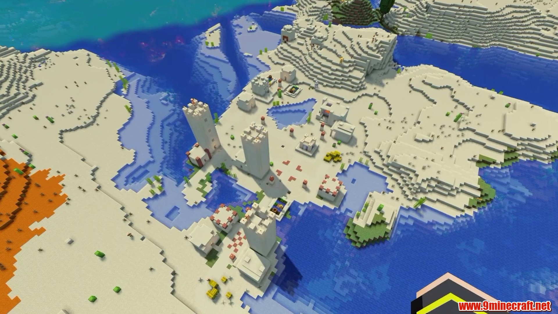 Desert Village - Minecraft seed -5551530965662628374