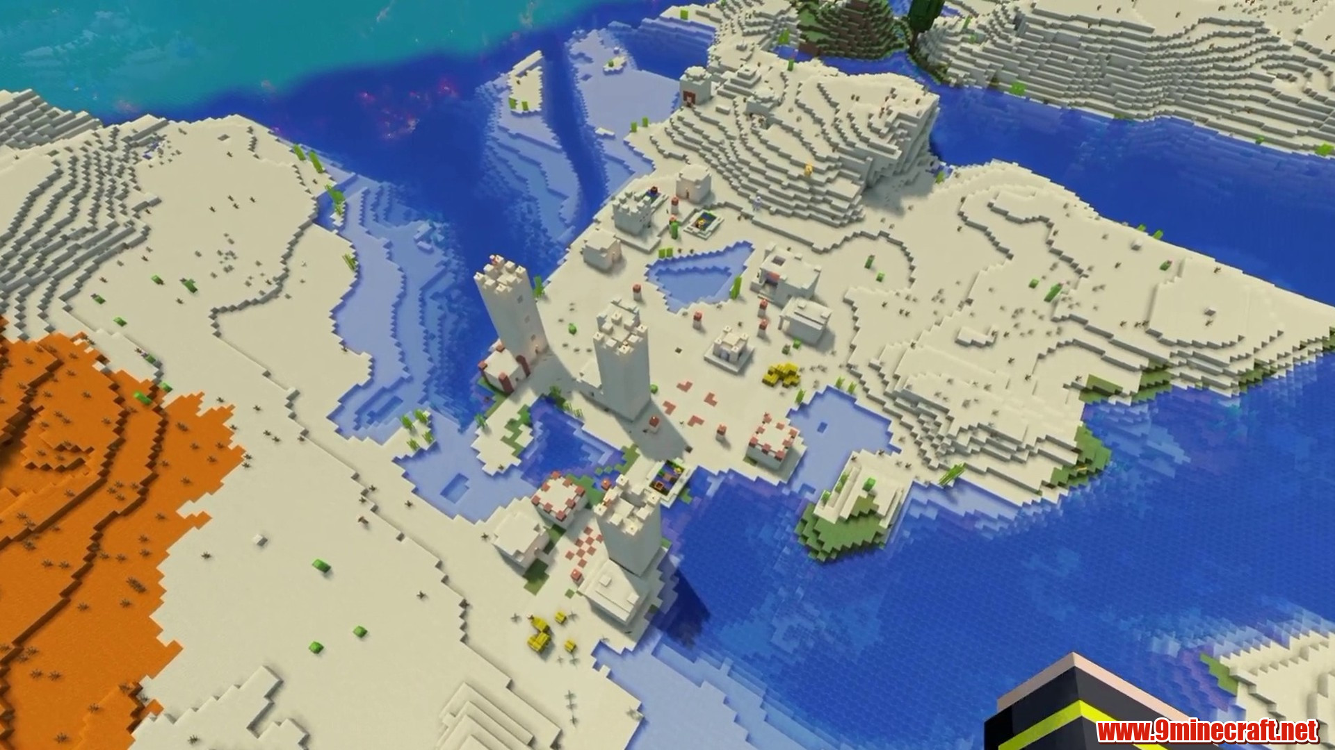 Desert Village - Minecraft seed -5551530965662628374