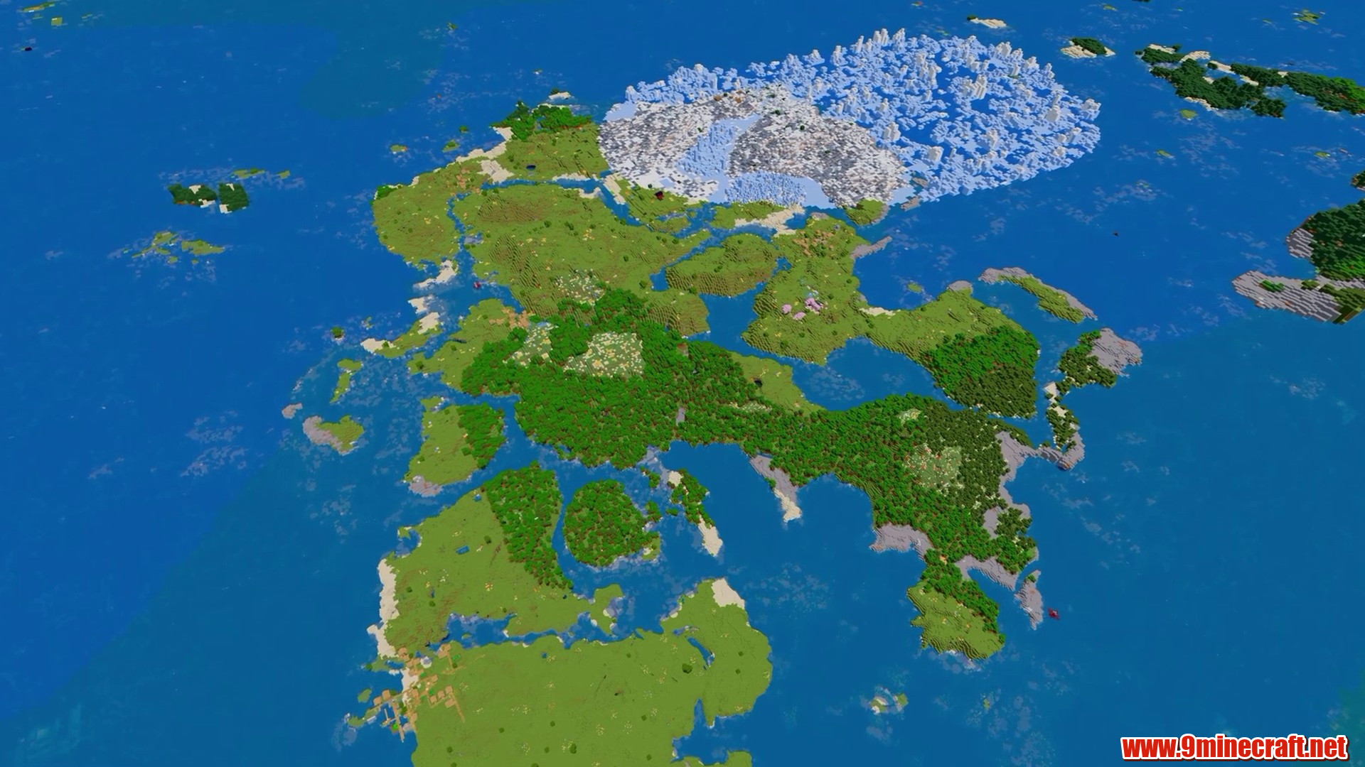 Big Island - Minecraft seed -6238048433861558209