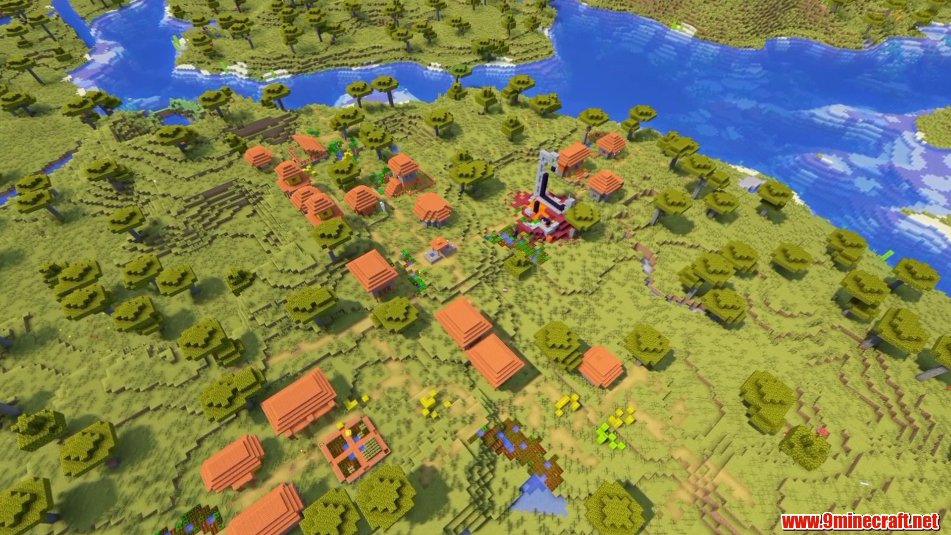Savanna Village - Minecraft seed 58030549137