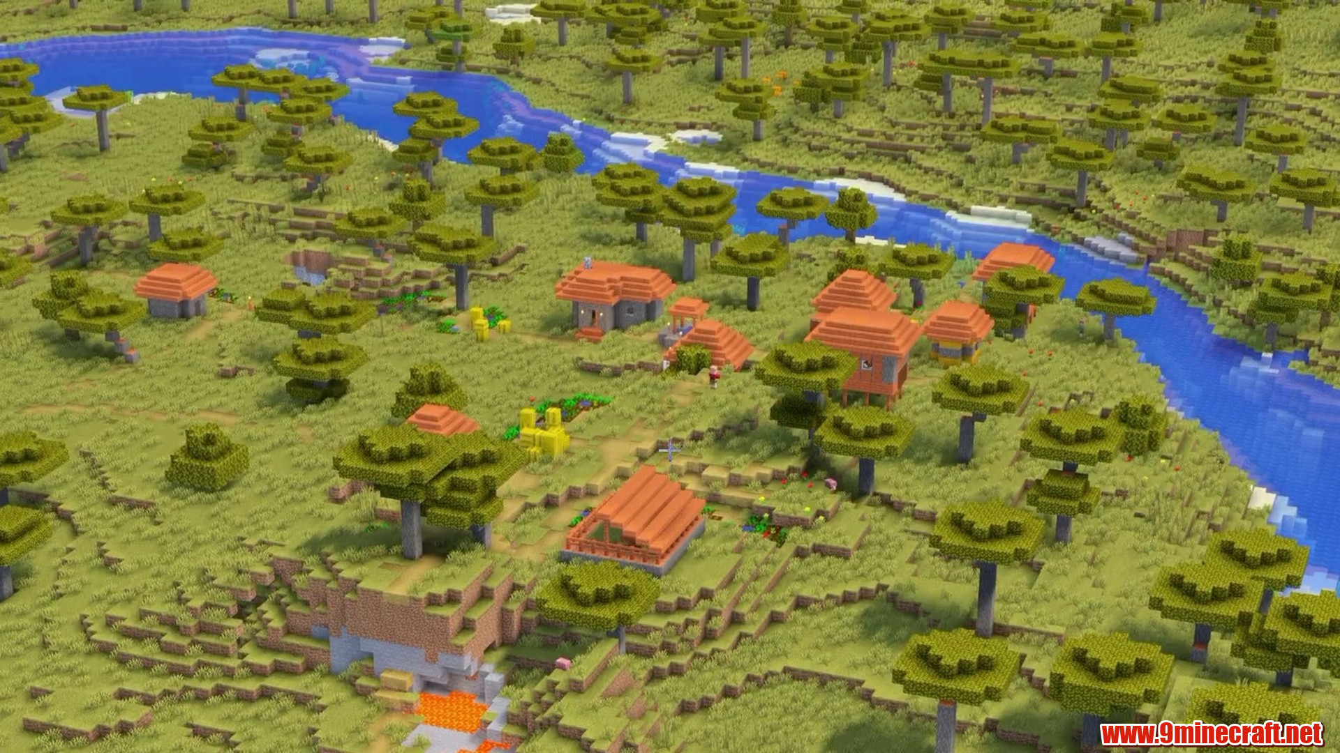 Savanna Village - Minecraft seed 58030549137
