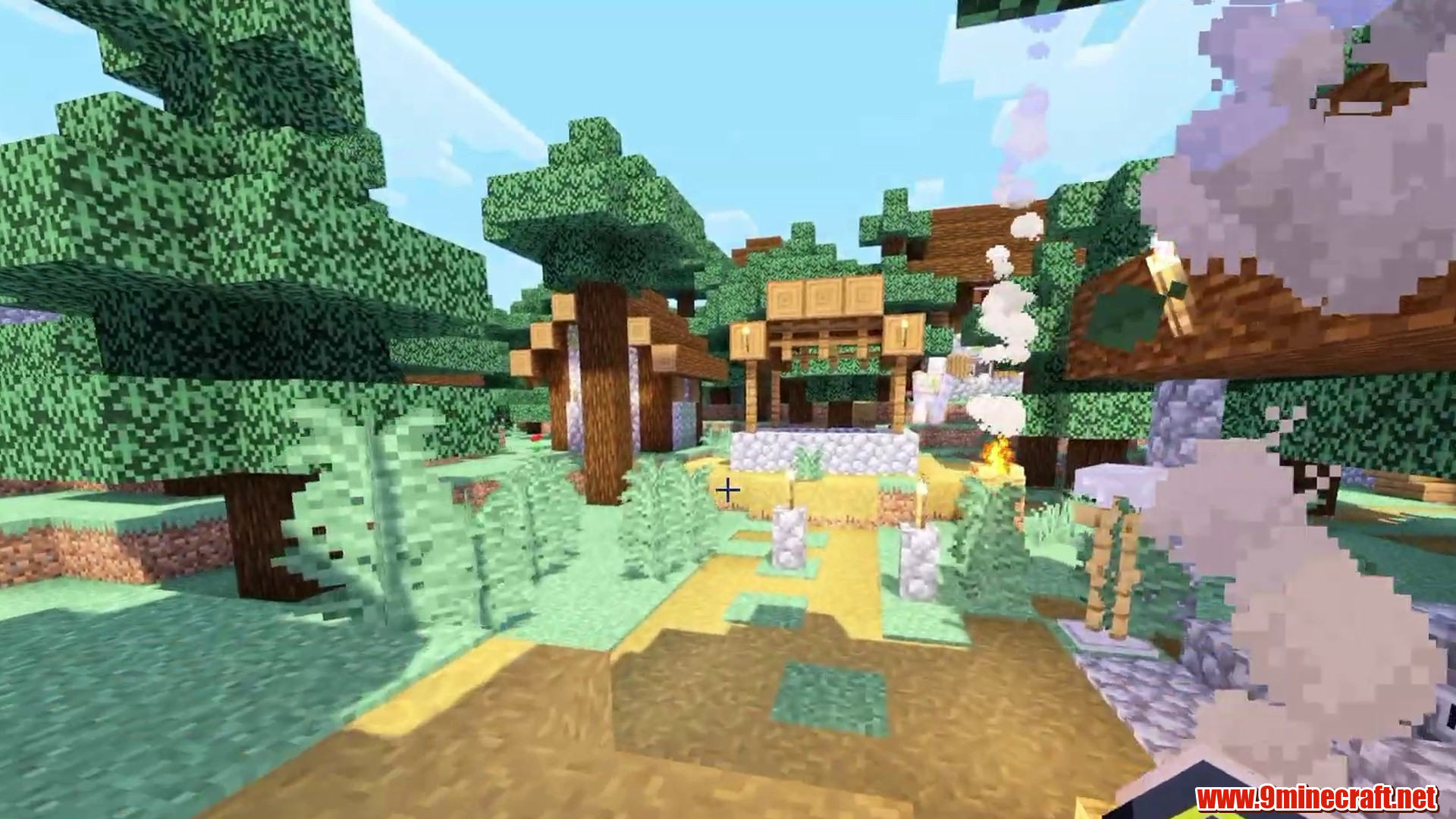 Taiga Village Island - Minecraft seed 767019311538034197