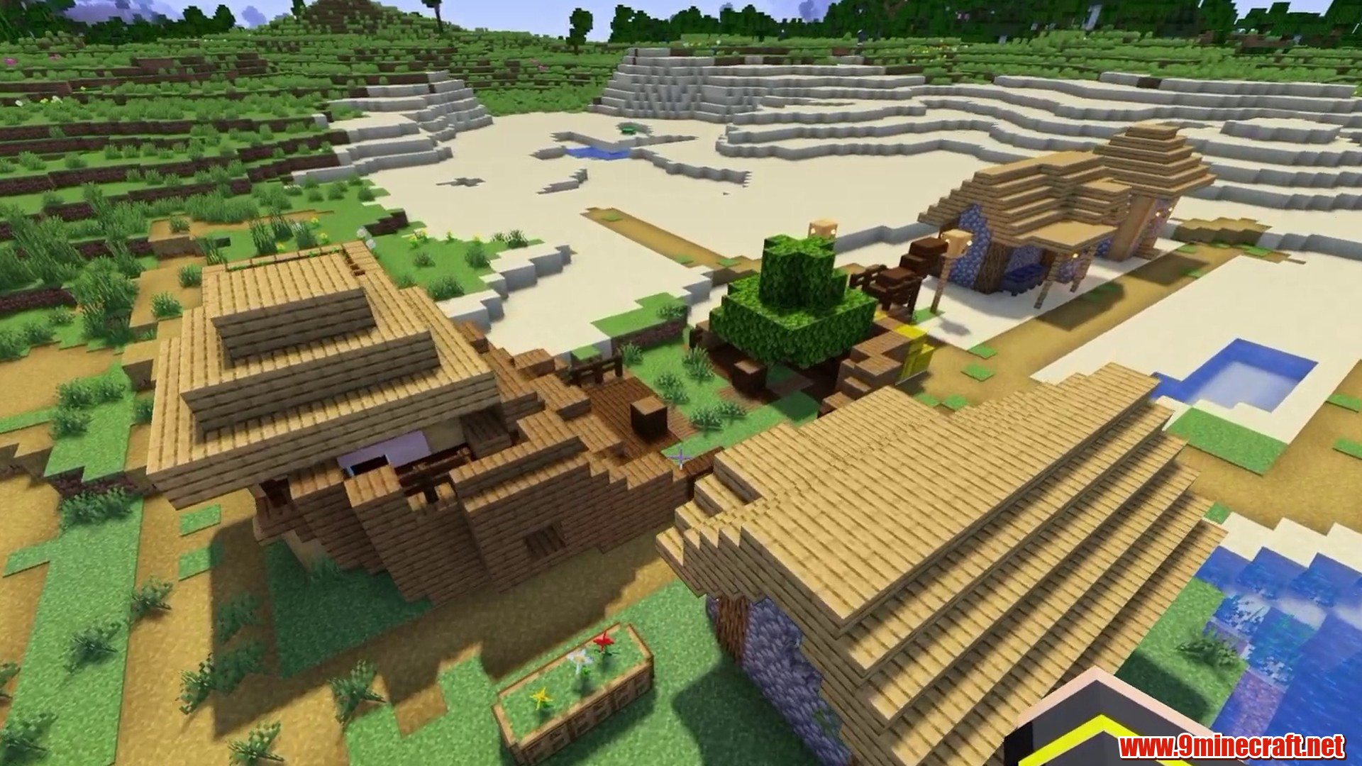 Plains Village - Minecraft seed 328762772798098465