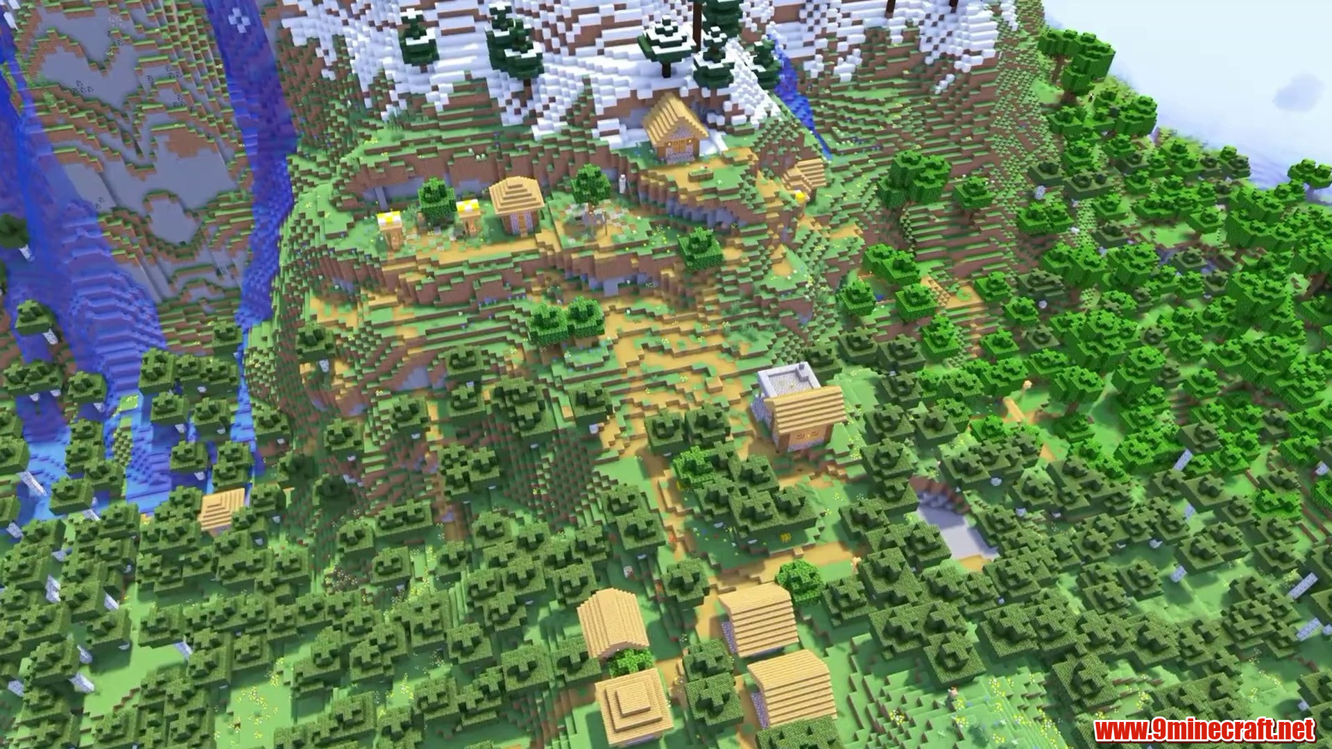 Double Village Caldera - Minecraft seed 118355854064