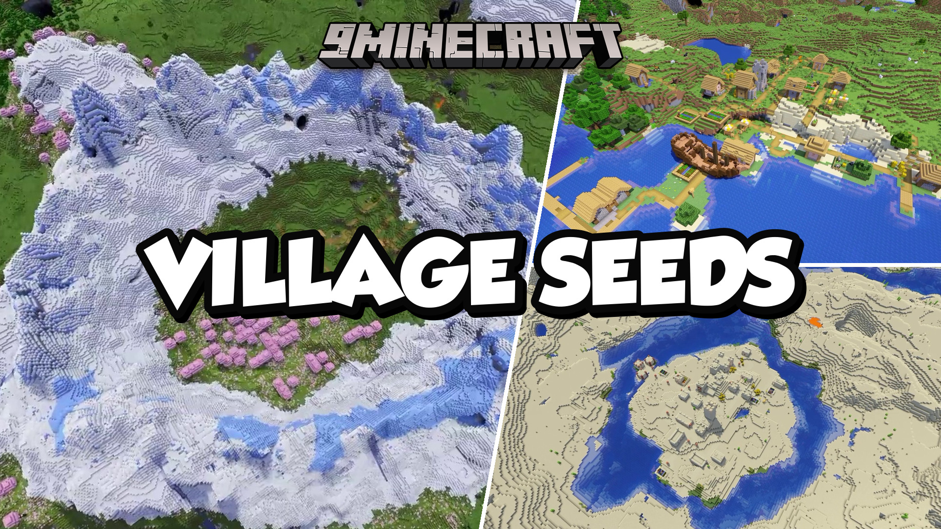 25 Epic Village Seeds (26.2) - Java & Bedrock Edition