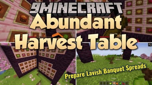 Abundant Harvest Table Mod (1.20.1) - Grow Fresh Fruit Trees and Bake Sweet