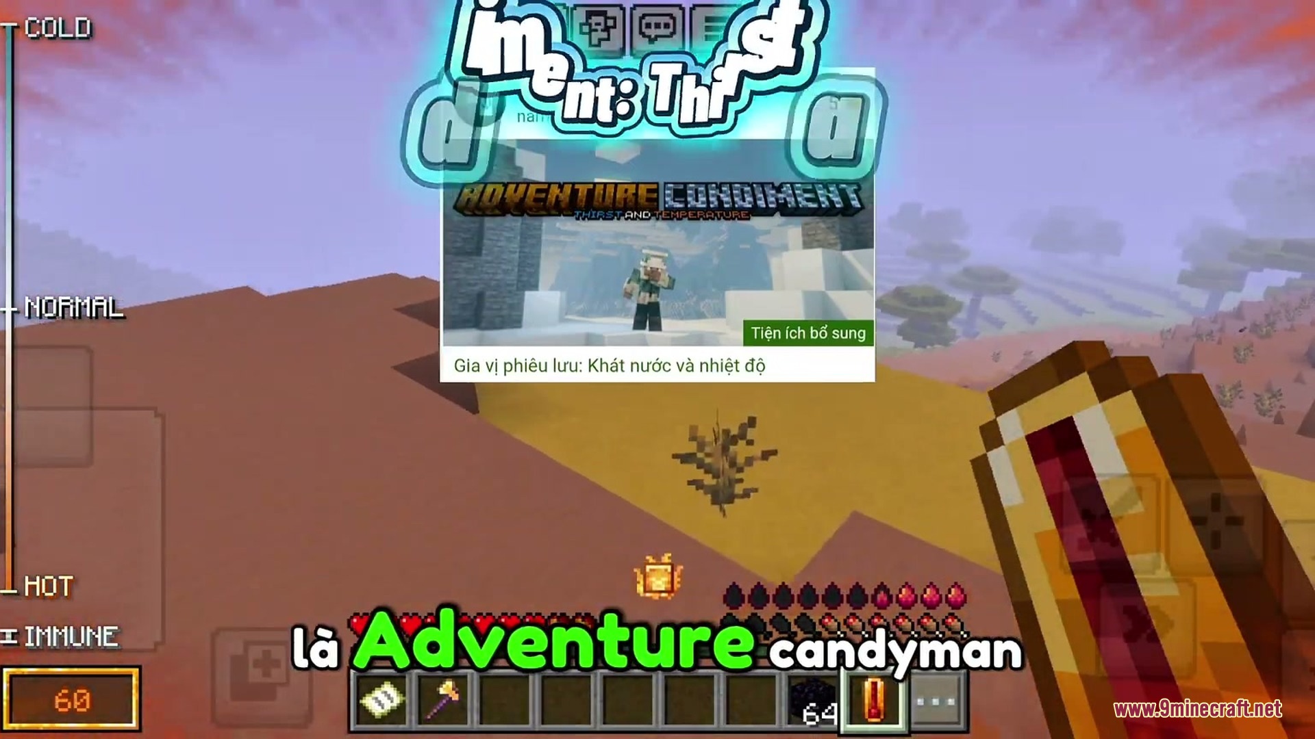 Adventure Condiment Thirst and Temperature Addon Screenshot 1