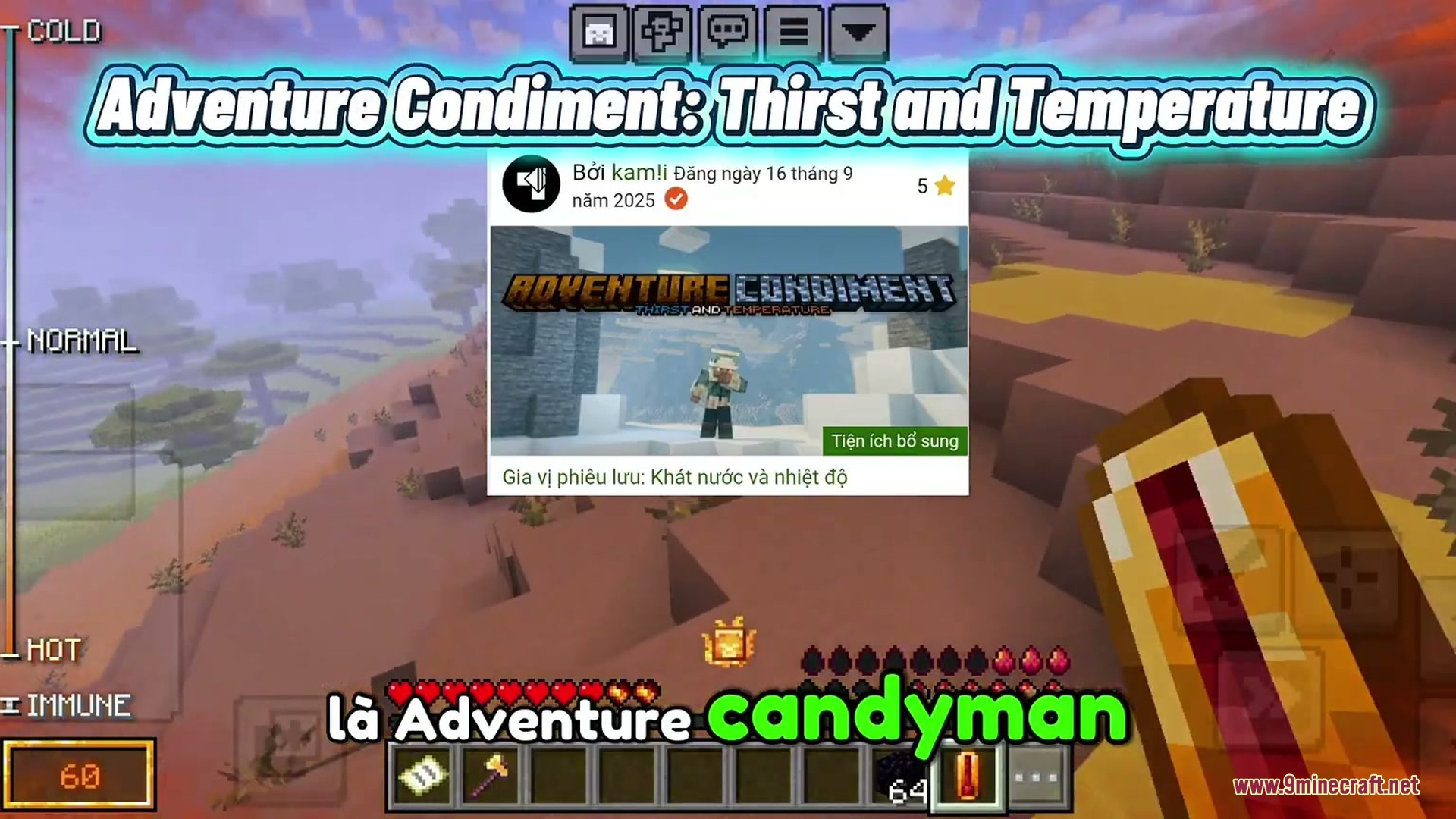 Adventure Condiment Thirst and Temperature Addon Screenshot 2