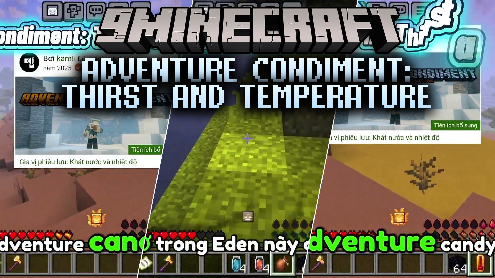 Adventure Condiment Thirst and Temperature Addon