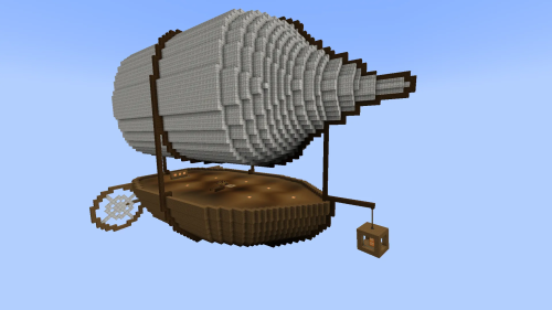 Aeronauticsstuff's Airship Schematic (1.21.x) - Massive Steam Powered Flying Vessel