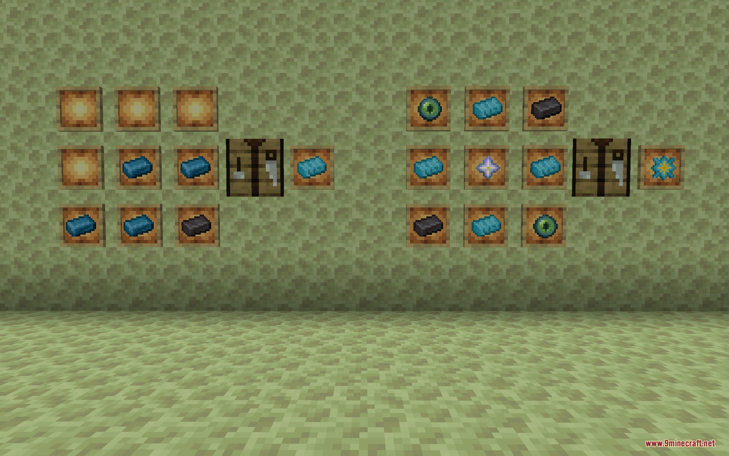 Aetheric Apex Steel Mod Screenshot 6 Crafting recipes for heavy alloy bars and special cores in Minecraft