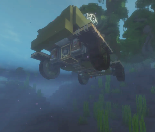 Amphibious Car V1 Schematic (1.21.x) - Build a Versatile Land and Water Vehicle