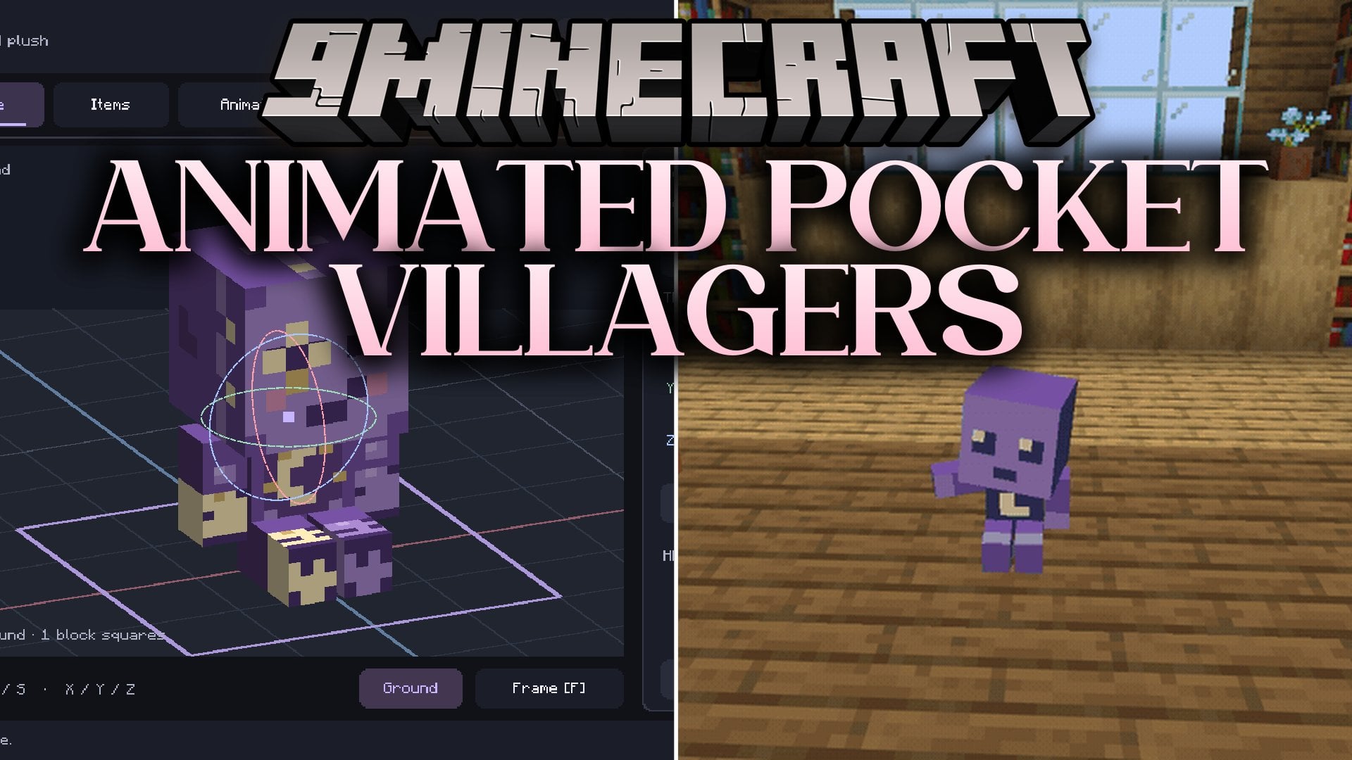 Animated Pocket Villagers Mod