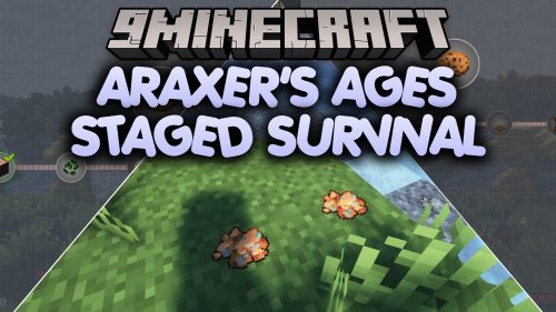 Araxer's Ages Staged Survival Modpack (1.20.1) - Staged Quest Progression And Tech