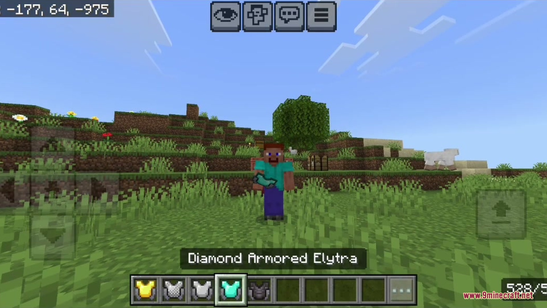 Armored Elytra Bedrock Edition - Update Addon Screenshot 2 Armored Elytra Bedrock Edition - Update Addon Screenshot 2