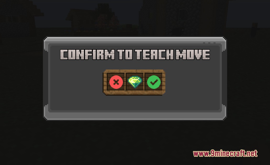 Artisan Mentor Arcana Mod Screenshot 3 Artisan Mentor Arcana confirmation screen for teaching a move using emeralds