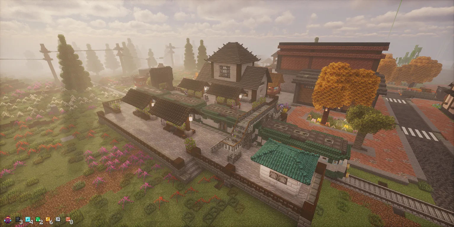 Asian Train Station Schematic Thumbnail